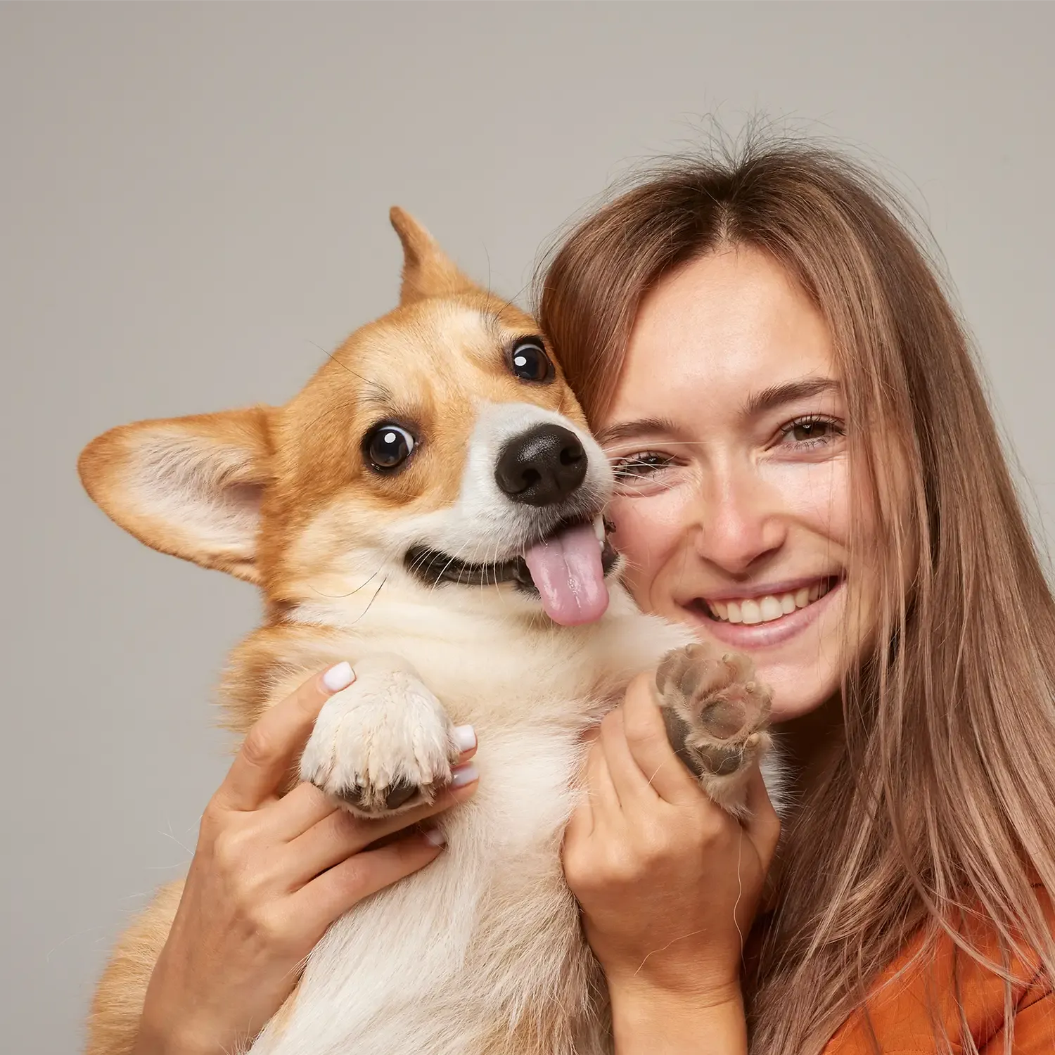 Mujer con perro